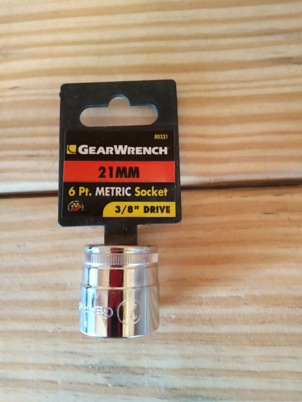 APEX 3/8DR STD SOCKET 21MM 6PT