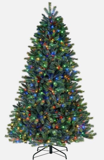 7.5'MIXED PINE LED PRELIT TREE