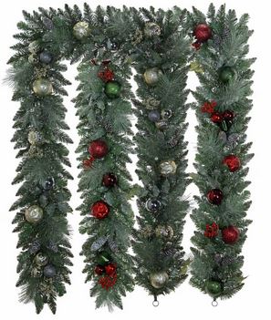 9' TWINKLING FIR PRELIT GARLAND