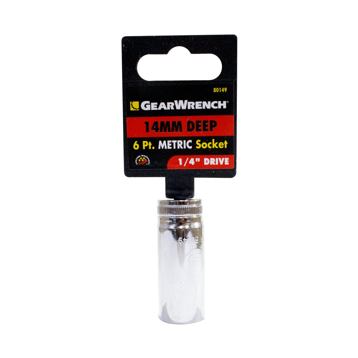 APEX 1/4DR DEEP SOCKET 14MM 6PT