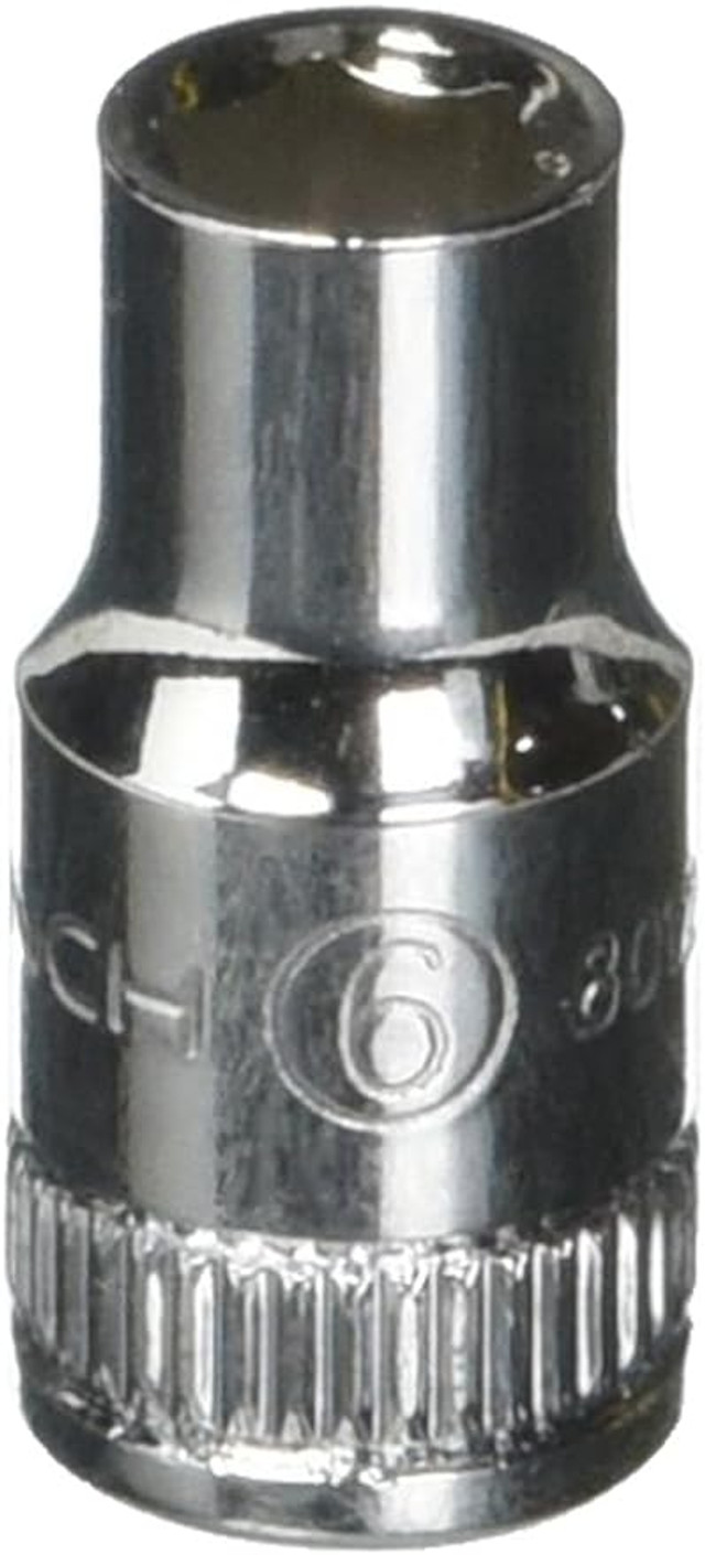 APEX 1/4DR STD SOCKET 6MM 6PT