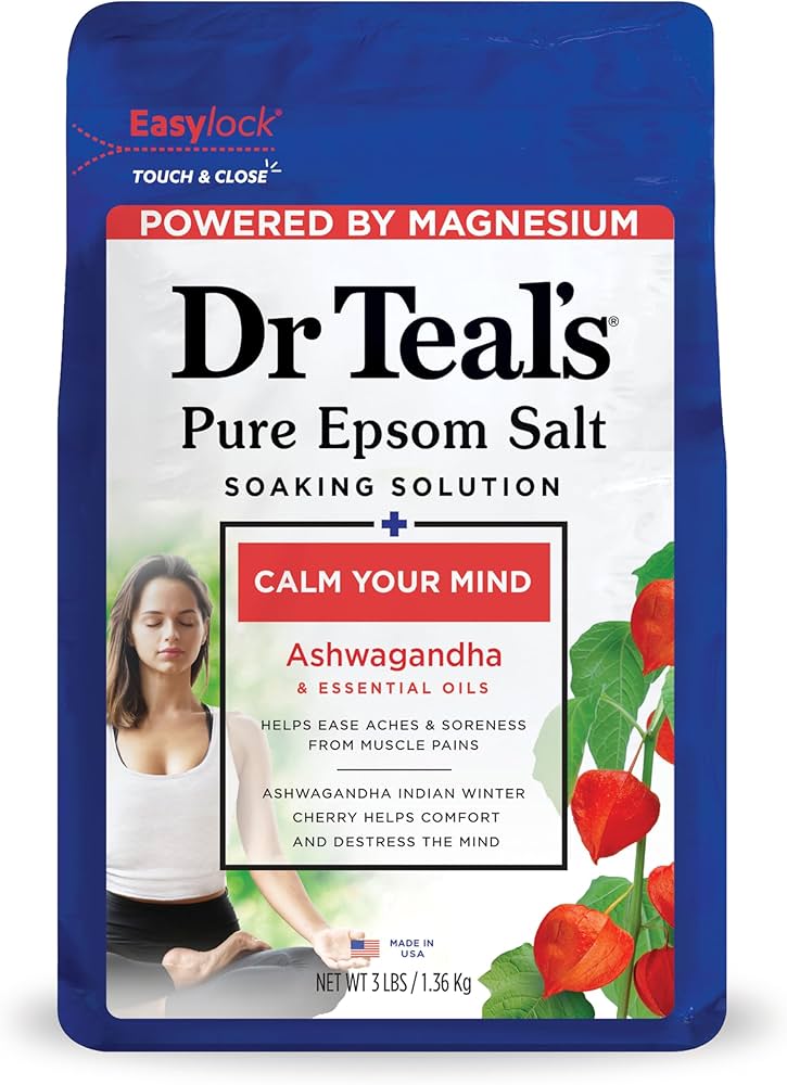 EPSOM SALT ASHWAGANDHA 16oz