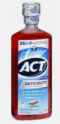 ACT MOUTHWASH CINNAMON 18oz