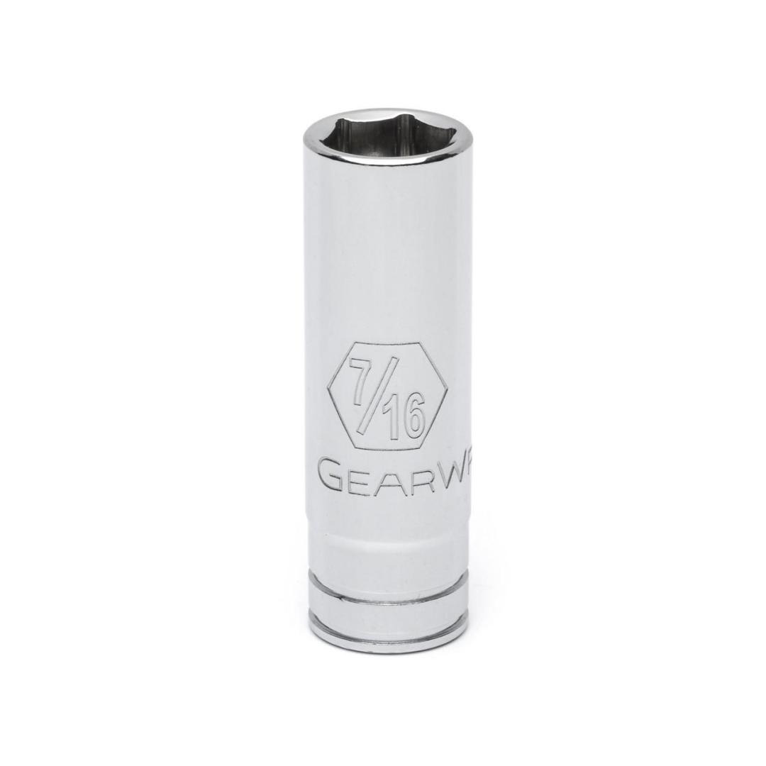 APEX 1/4DR DEEP SOCKET 7/16 6PT