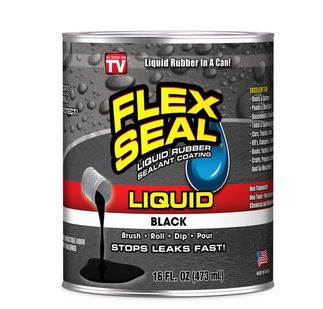 SEALANT LIQUID FLEX BLACK 16OZ