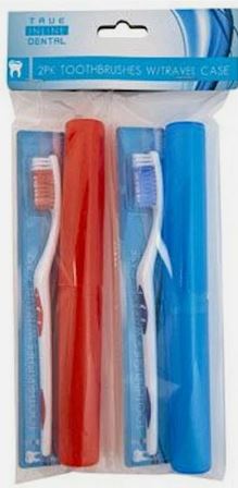 TOOTHBRUSH TRAVEL 2PK