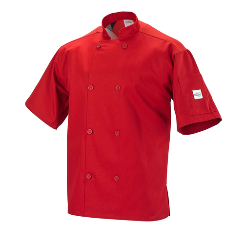 UNISEX JACKET AIR MESH BACK RED