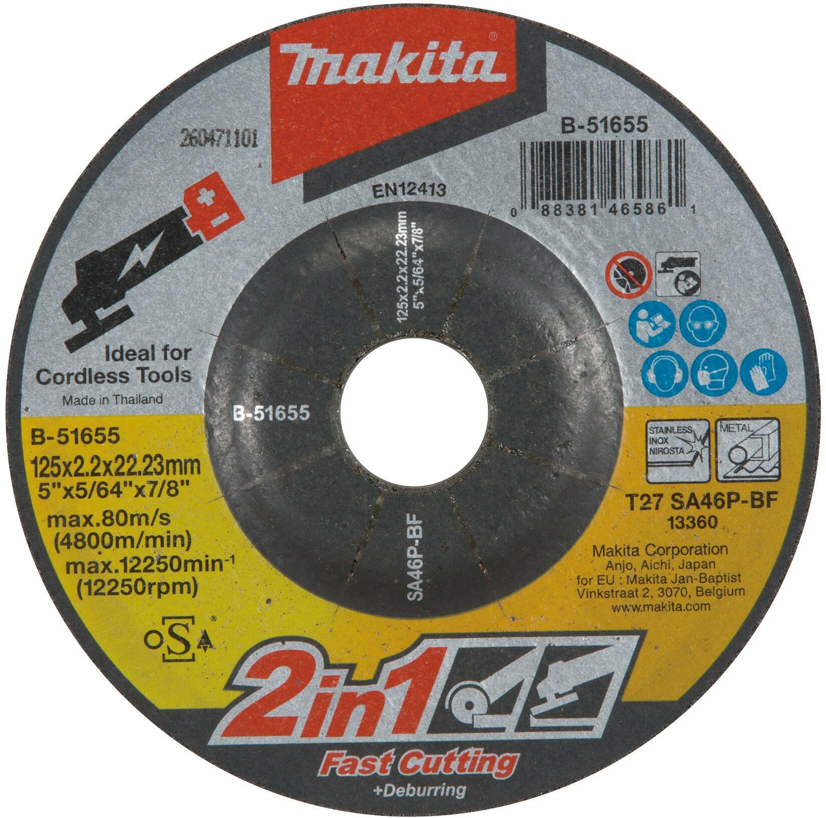 ABRASIVE WHEEL 2 IN 1 SA46P