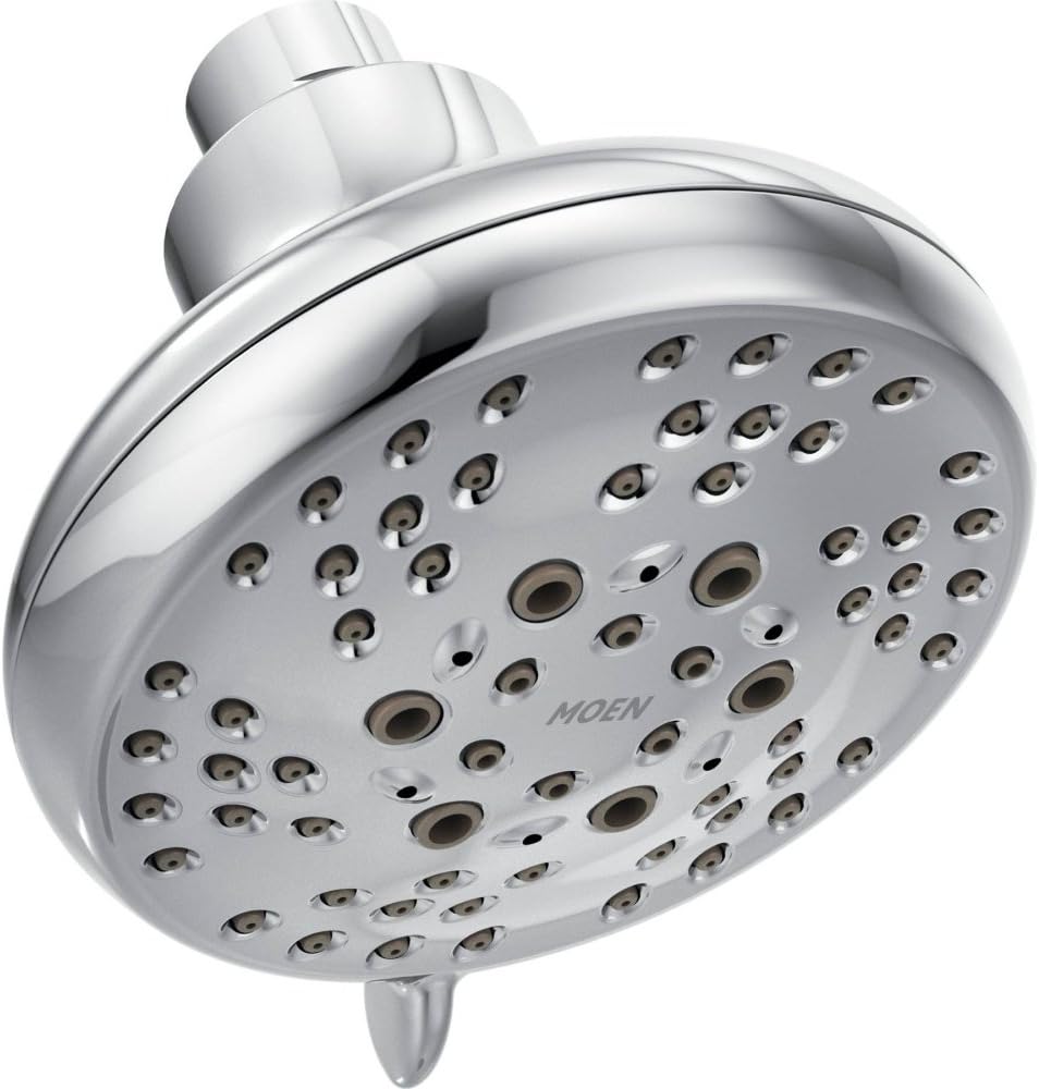 5FUNCTION SHOWERHEAD CHROME 4"