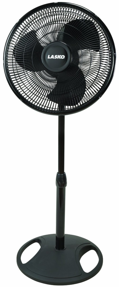 LASKO Oscil Stand Fan Black 16""