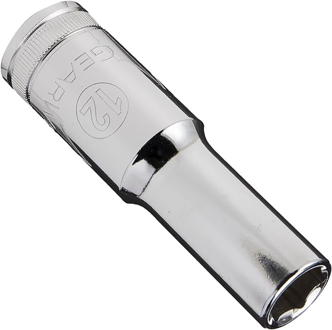 APEX DEEP SOCKET 1/2DR 12MM 6PT