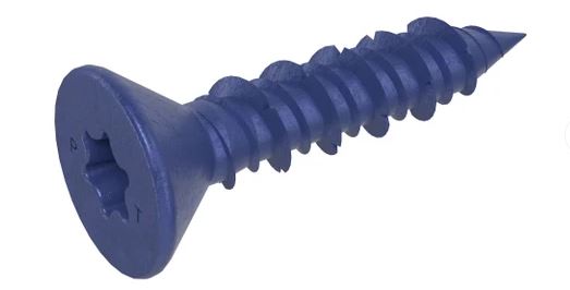 3/16X13/4 MASONRY STAR HEAD BLUE