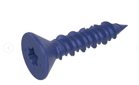 1/4X1-1/4 MASONRY STAR HEAD BLUE