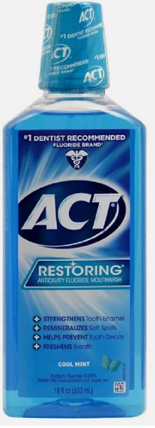 ACT MOUTHWASH COOL MINT 18oz