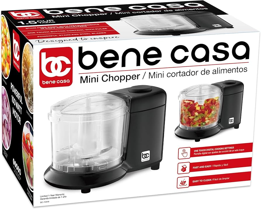 BENE CASA BLK MINI CHOPPER