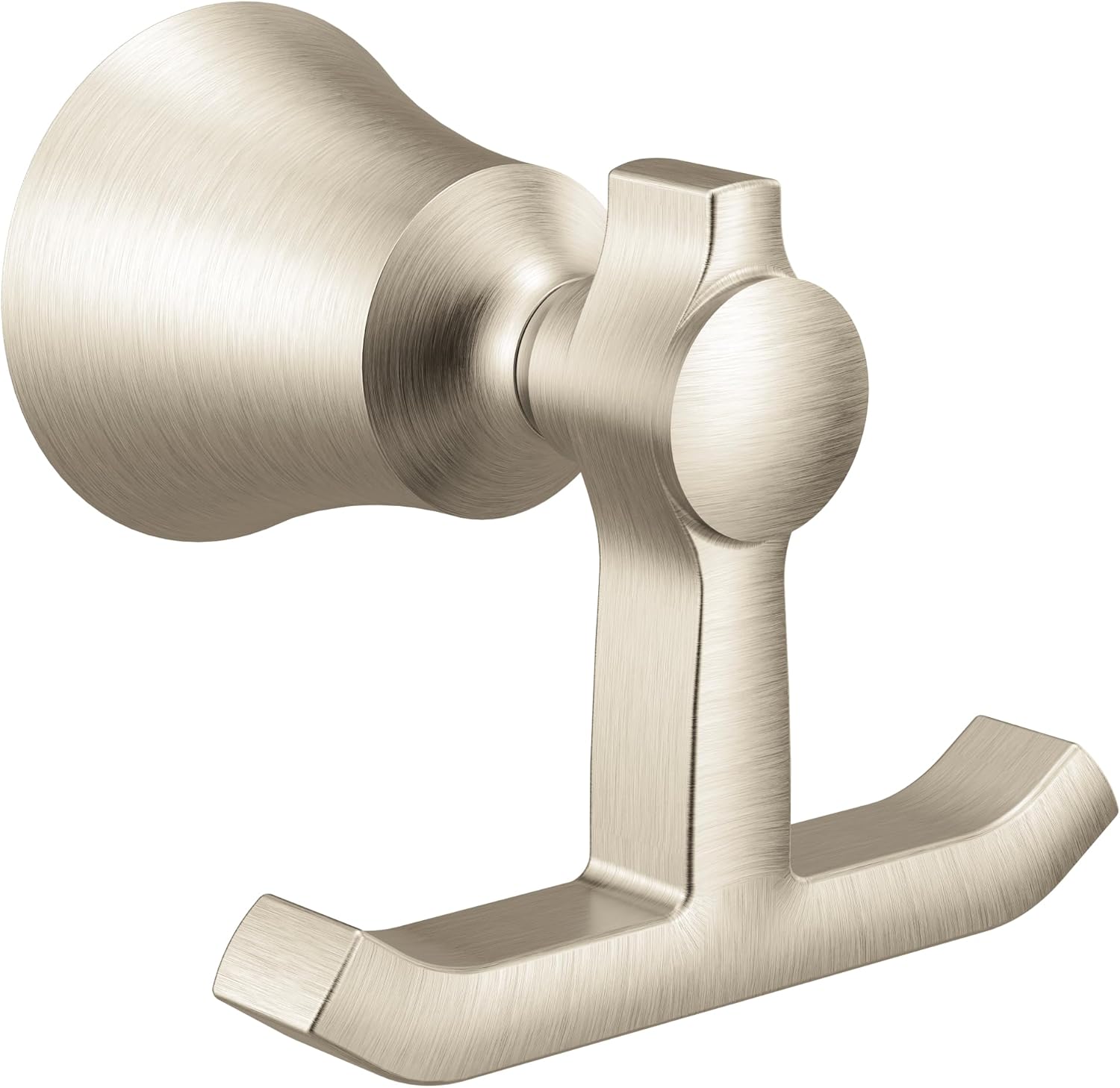 FLARA DOUBLE ROBE HOOK NICKEL