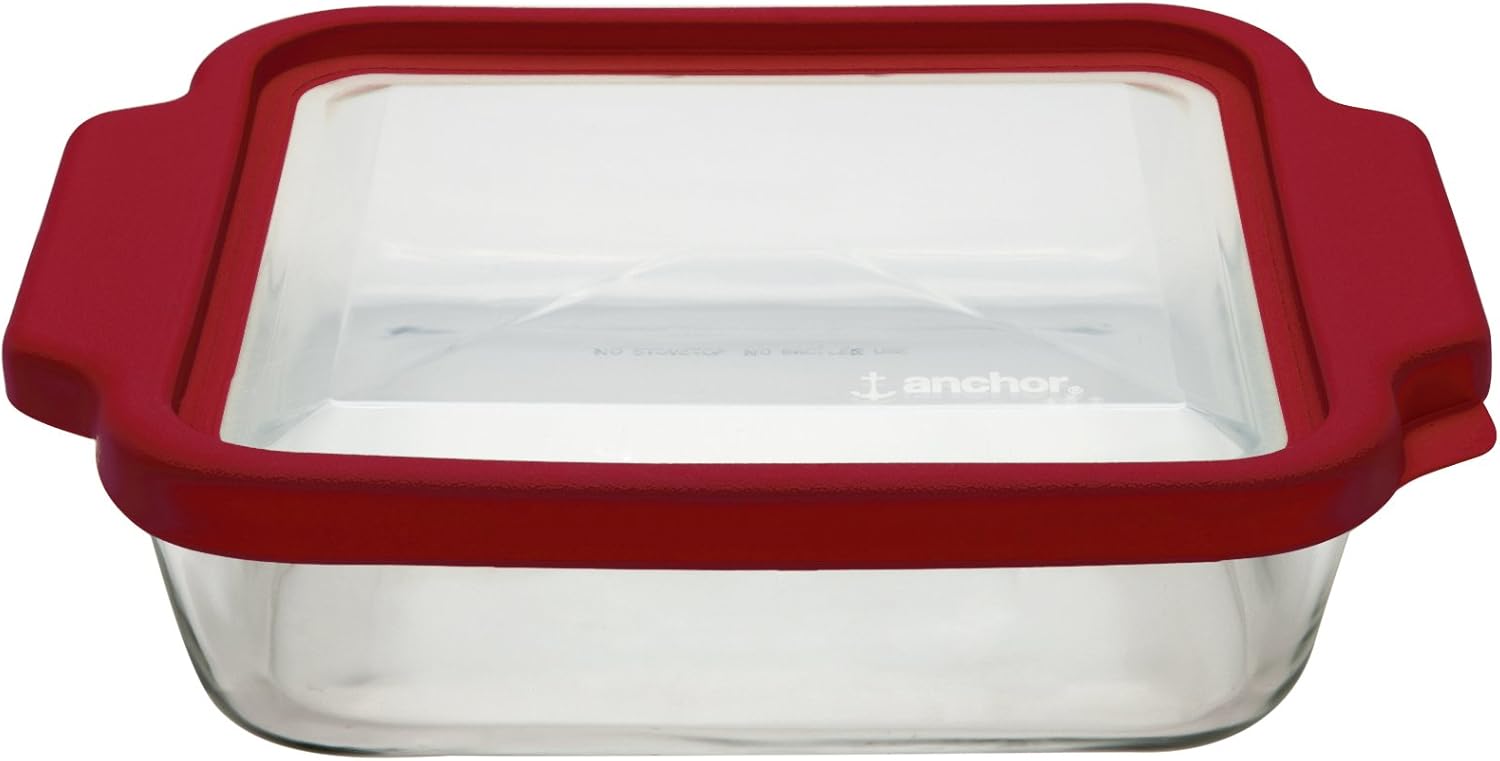 SQUARE CAKE W/TRUEFIT LID 8"