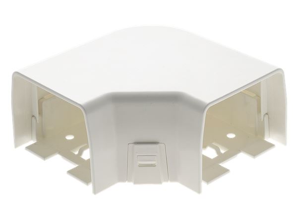 EG 90DEG FLAT BEND WHT 3"