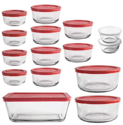 FOOD STORAGE 30PC  RND/RECT