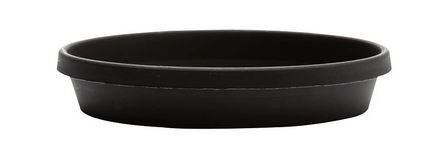 SAUCER TERRA BLACK 10"