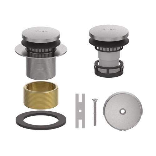 EASY CLN POPUP TUB/SHOWER NICKEL