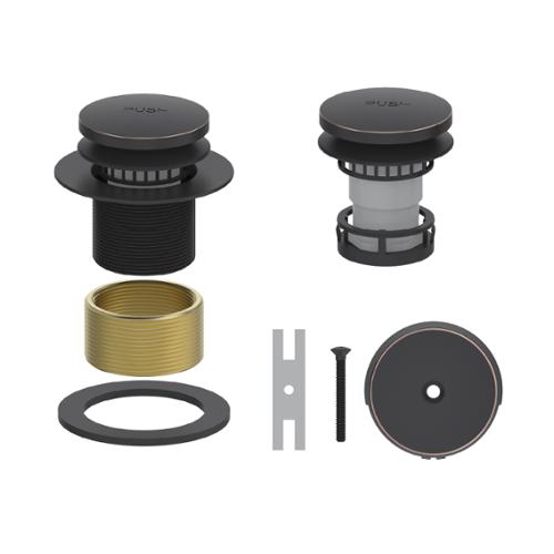 EASY CLN POPUP TUB/SHOWER BRONZE