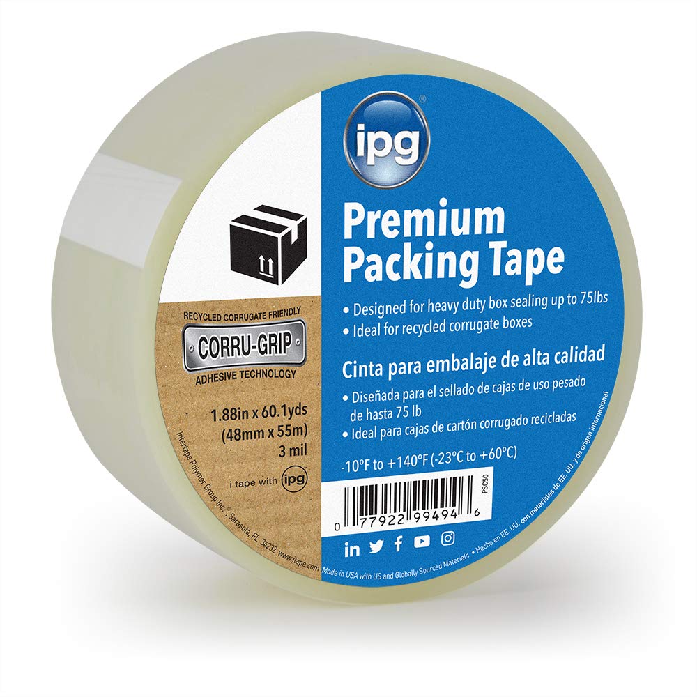 PACKAGING TAPE CLEAR 60YD 1.88"