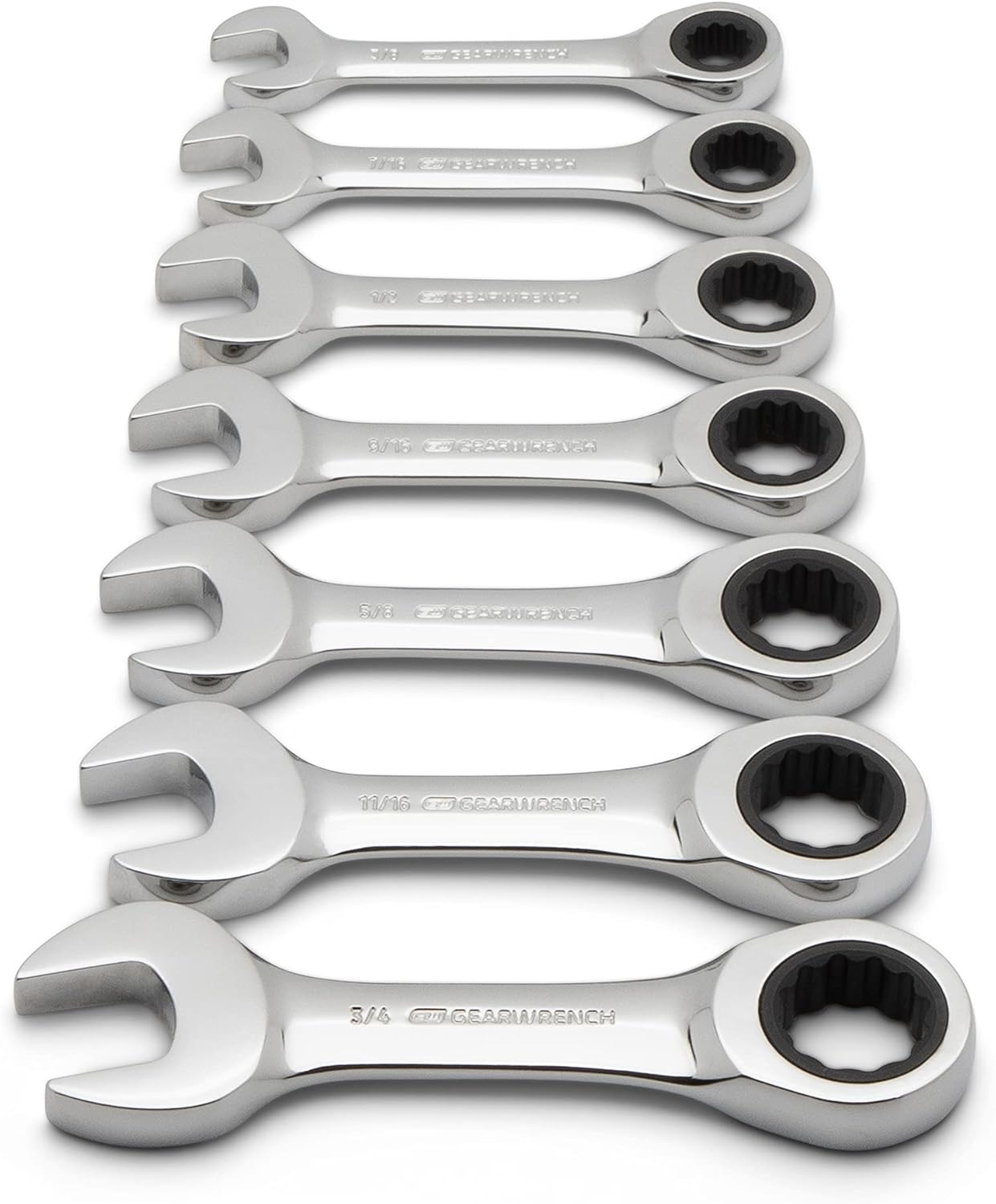WRENCH SET RCHTNG STUBBY SAE