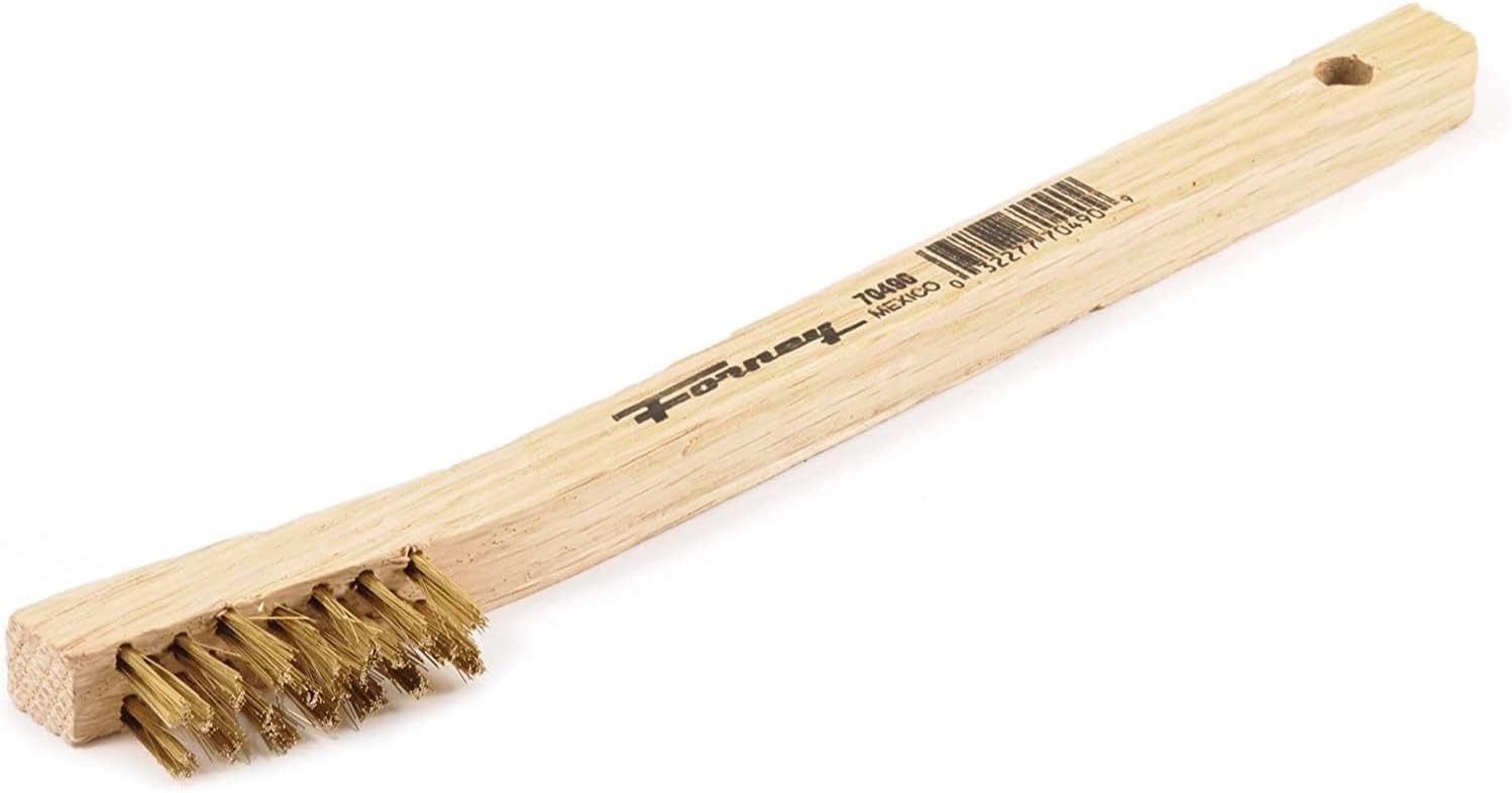BRUSH WIRE BRASS 7-3/4X3/8IN