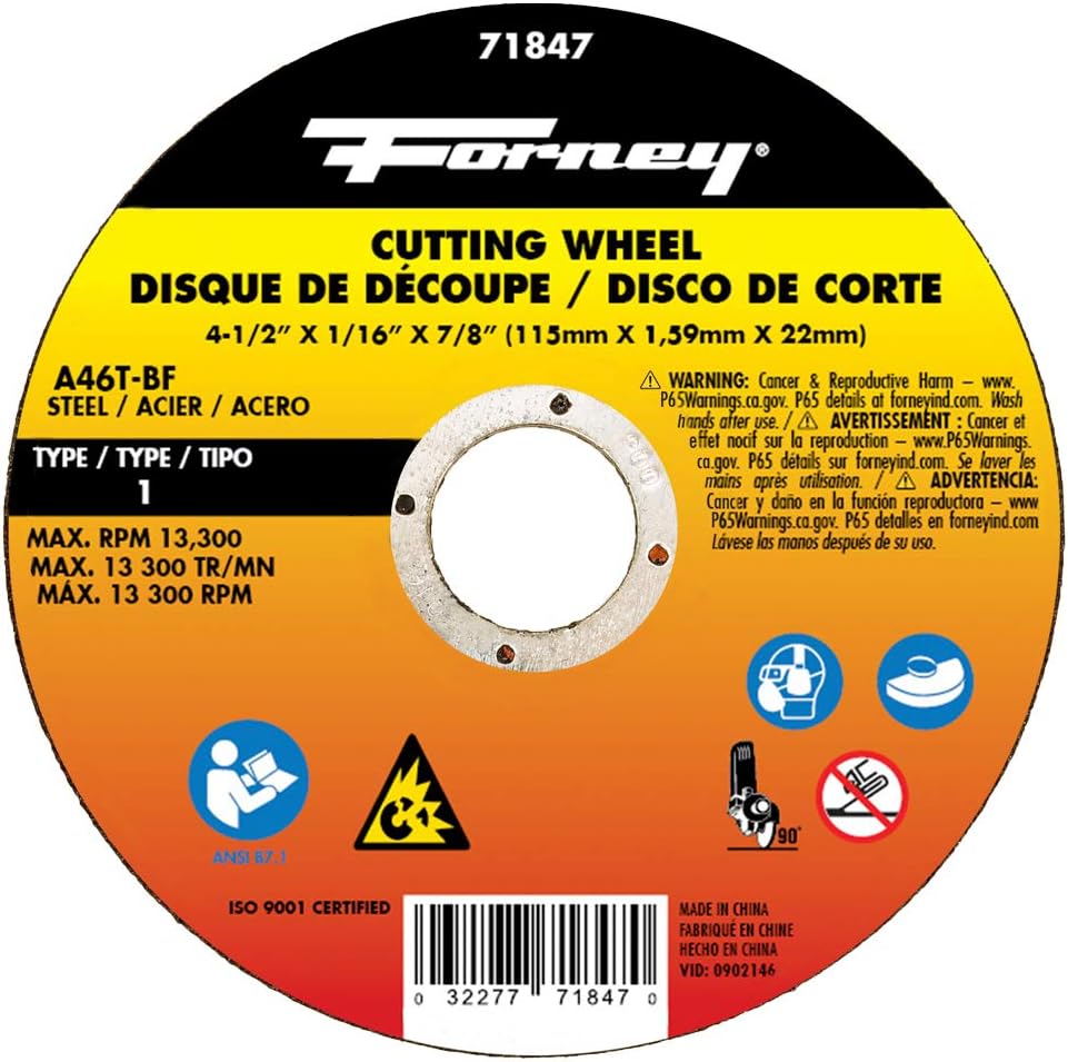 WHEEL CUTOFF MTL4.5X1/16X7/8IN