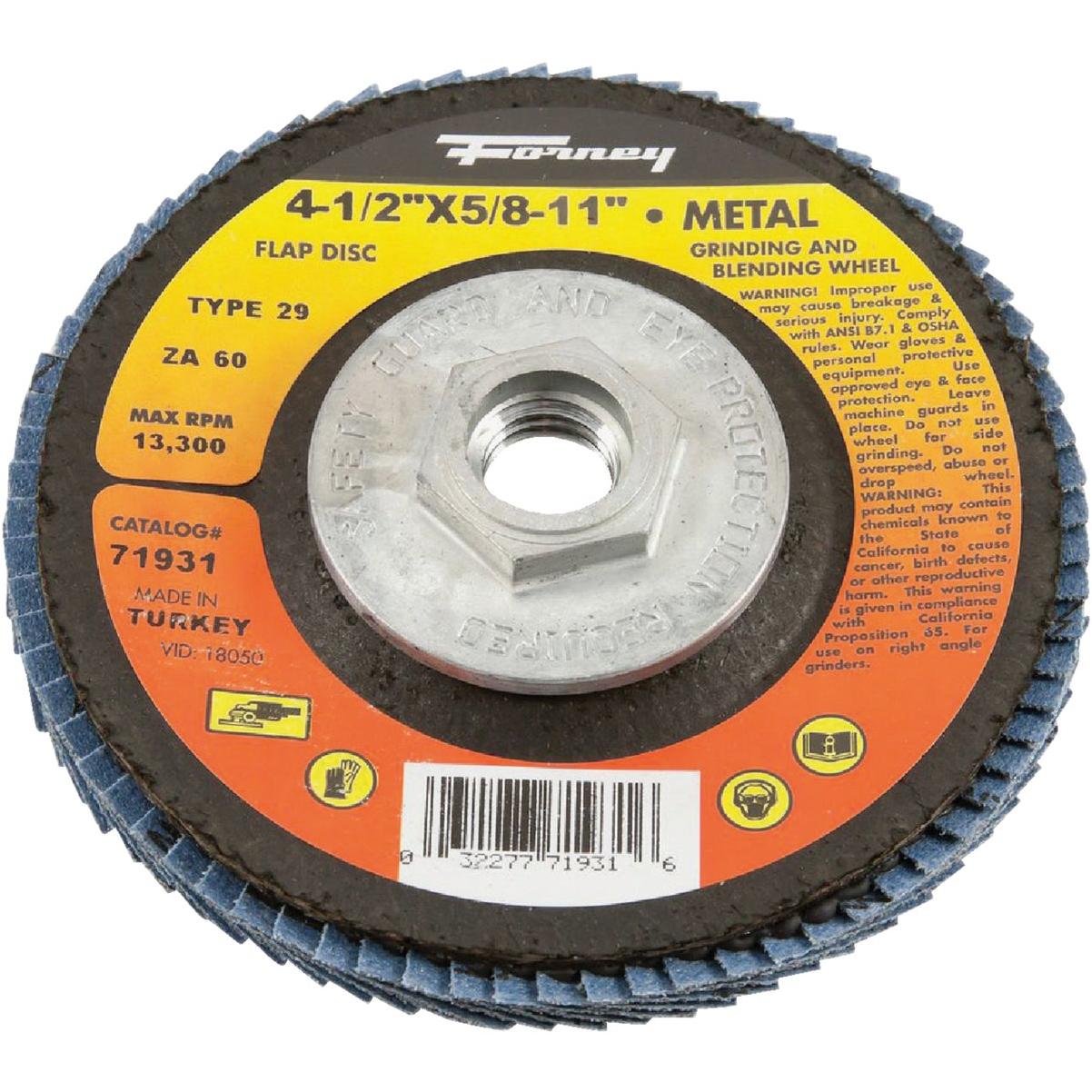 DISC FLAP TYPE29 60GRIT 4.5IN