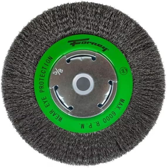BRUSH WIRE WHEEL FINE 6X.008IN