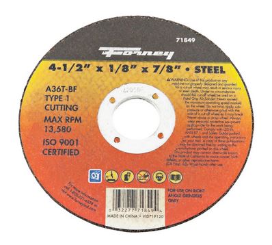 WHEEL CUT-OFF 4-1/2X1/8X7/8IN