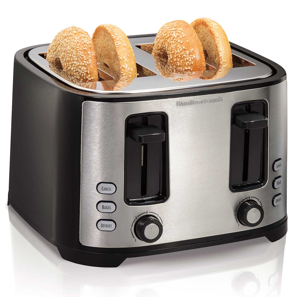 HAMILTON BEACH XWIDE TOASTER 4SL