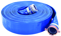ABBOTT RUBBER 1148-3000-50 Lay-Flat Water Discharge Hose, Male x Female