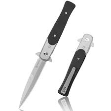 POCKET KNIFE D2 STEEL STILETTO