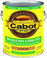 Cabot 1416 Deck and Siding Stain, New Cedar, 1 gal