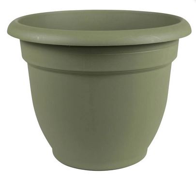 PLANTER RND LIVING GREEN 16"