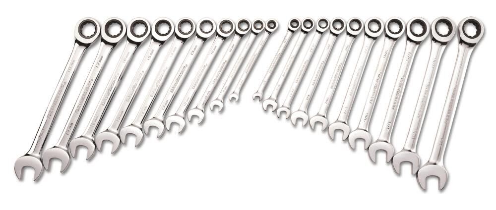 WRENCH SET RATCH COMBO SAE/MM
