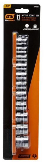 SOCKET SET METRIC 3/8IN DRIVE