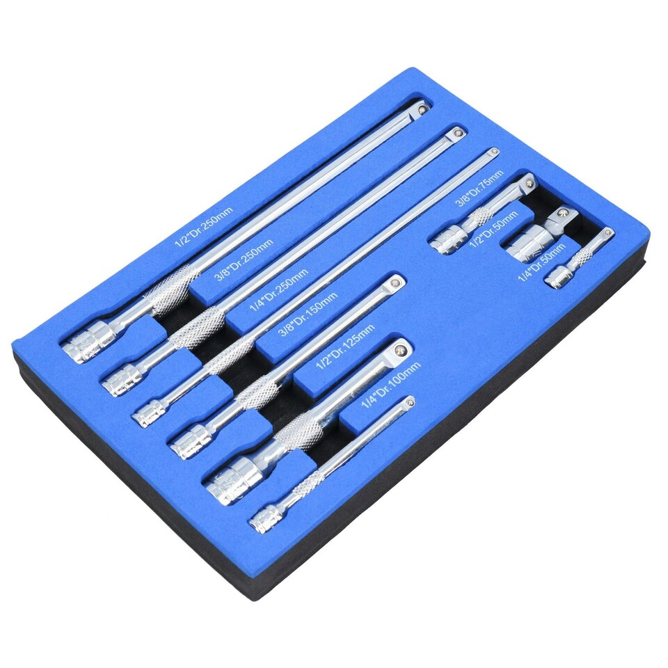 SOCKET EXT SET 1/4&3/8&1/2IN