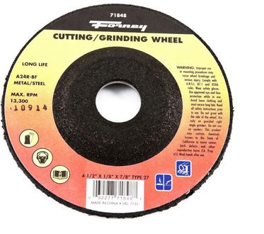 WHEEL CUTOFF MTL 4.5X1/8X7/8IN