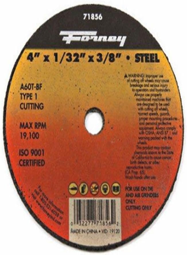 WHEEL CUTOFF TYP1 MTL 4X1/32IN
