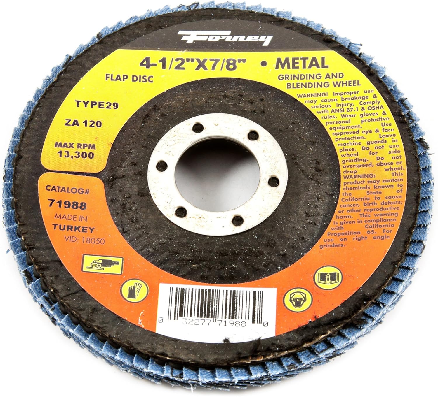 DISC FLAP TYPE29 40GRIT 4.5IN