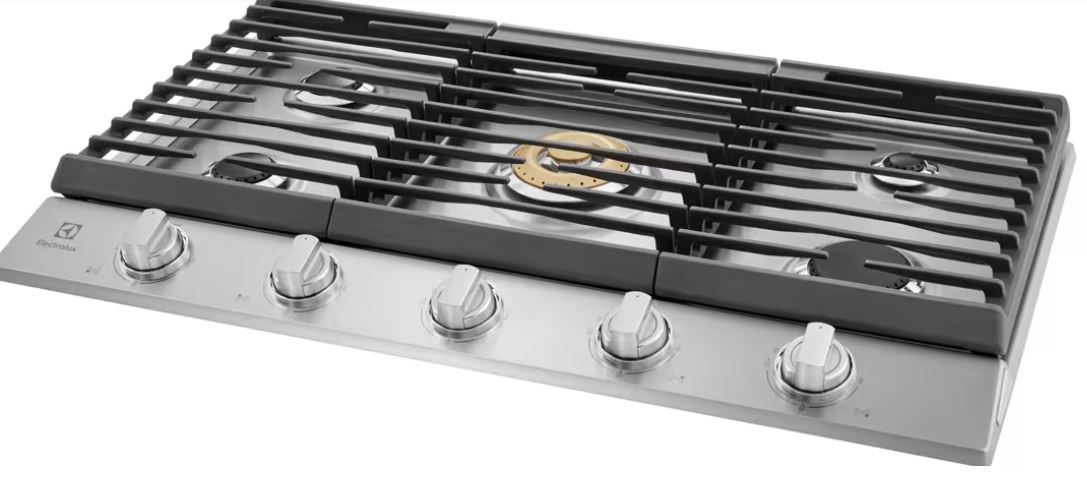 Electrolux ECCG3668AS Gas Cooktop with 5 Sealed Burners | 36 Inch