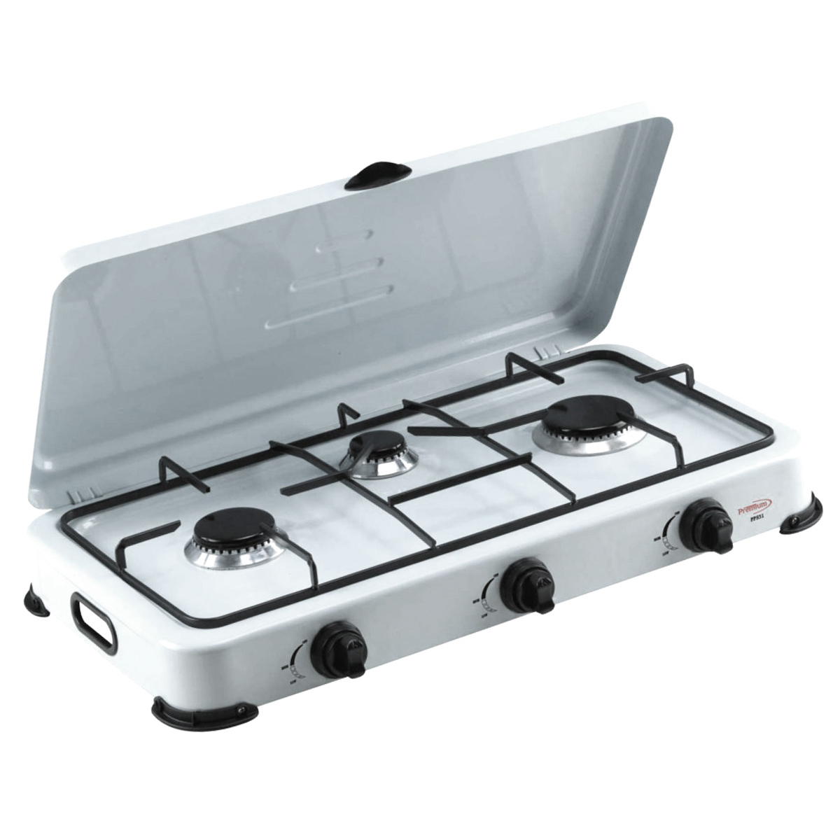 PREMIUM PRTBL GAS STOVE 3B WH