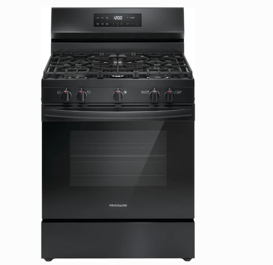 FRIGIDAIRE GAS RANGE BLK 30"