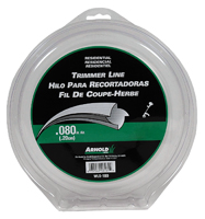 ARNOLD WLS-180 Trimmer Line, 0.08 in Dia, Nylon