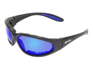 Hercules 1 Plus Matte Black Frame & G-Tech Blue Lenses Safety Glass