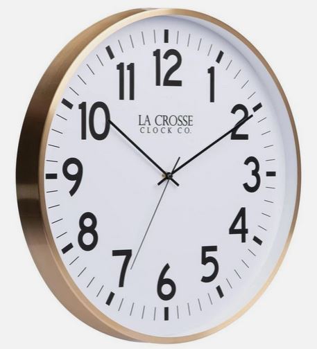 CLOCK WALL 19"CALLAHAN METAL